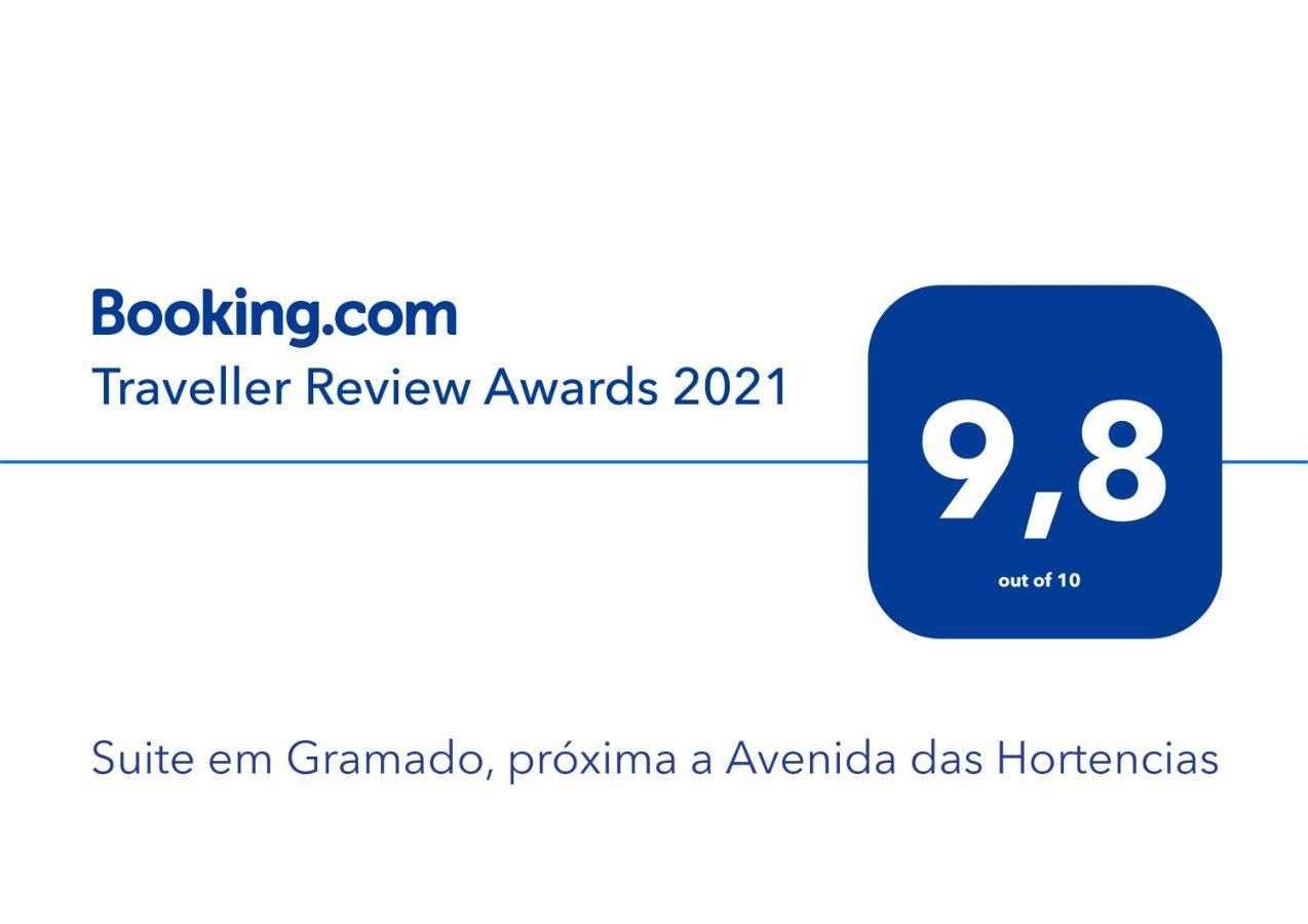 Suite Em Gramado, Proxima A Avenida Das Hortencias Exterior photo
